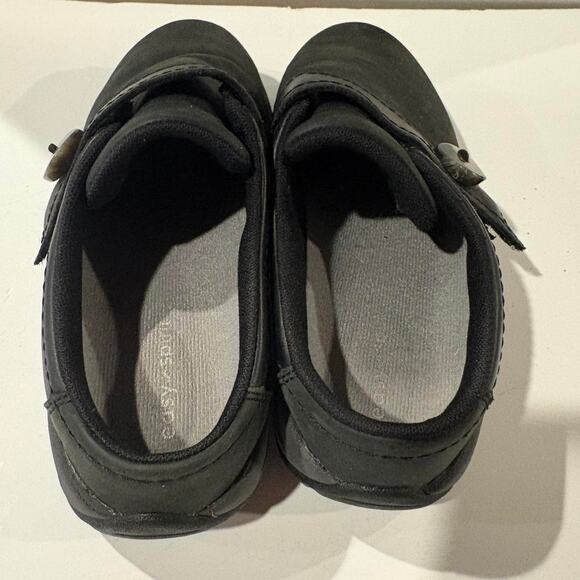 Black leather clogs leatherclogs - Picture 4 of 7